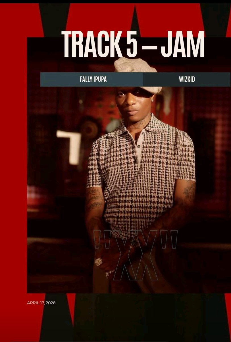 New Fally x Wizkid #JAM off his new Album out Midnight 🔥🔥