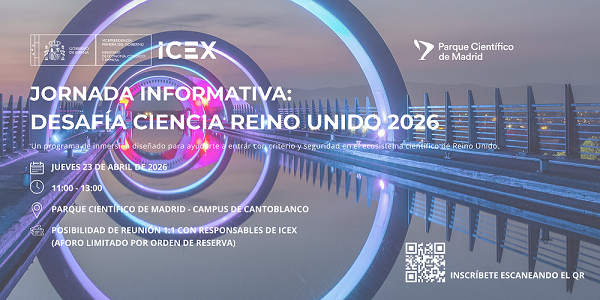 pcmMadrid's tweet image. #Startup #deeptech: ¿quieres acelerar tu escalado e internacionalización vía #inmersión en el ecosistema #UK?

El programa #DesafíaCiencia de @ICEX_ te lo pone fácil: descubre cómo solicitarlo (¡sólo hasta L4/5!) con sus responsables:
📅 J24/4
🕚 11am

fpcm.es/eventos/sesion…