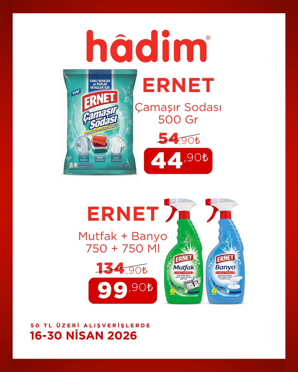 HadimAVM's tweet photo. 16 - 30 Nisan tarihleri arasındaki fırsatları kaçırmayın🎉
Keyifli alışverişler dileriz🛒

https://t.co/NnvXilrZwS https://t.co/dtAAG1w2ka