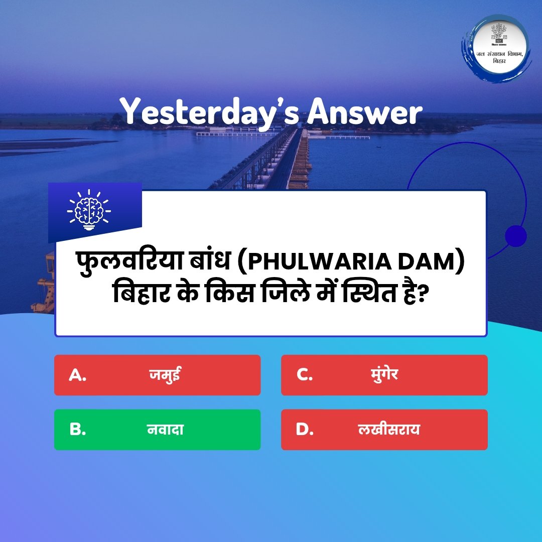 Water Resources Department, Government of Bihar tweet media