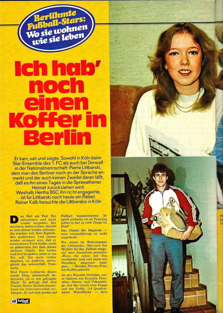 kicker_fuma's tweet image. "Pierre Littbarski - Ich hab' noch einen Koffer in Berlin"

(Aus: Fuma Januar/Februar 1982)

#littbarski #effzeh #jef #racingparis #dfb #italia90 #botd #happybirthday