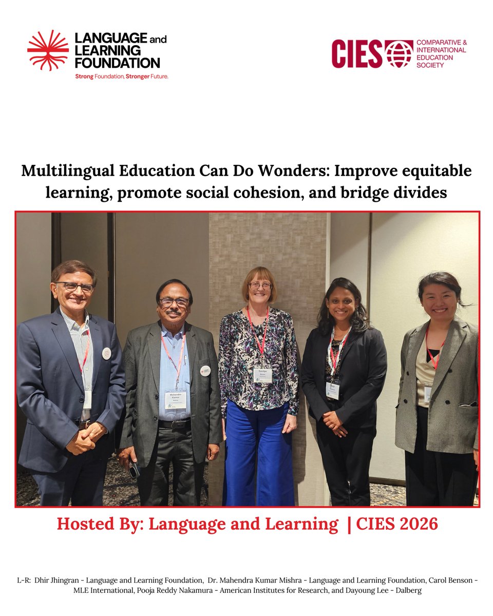 Language and Learning Foundation tweet media