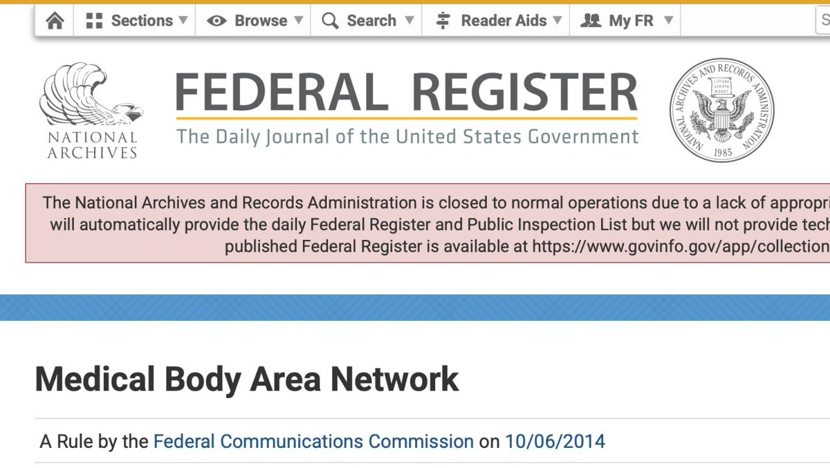 CorinneNokel's tweet image. We need less storytelling about #IoBNT #6G deployment 

Cite the Federal Register of the US government, the #FCC and the #IEEE instead

IEEE 802.15.6 #BodyAreaNetworks #HBC

IEEE 1906.1 - 2015 #MedicalMolCom

federalregister.gov/documents/2014…