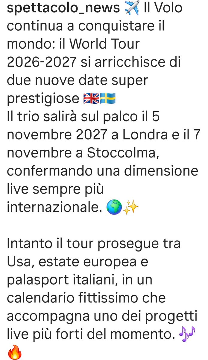 Il Volo Sicilia Fanpage tweet media