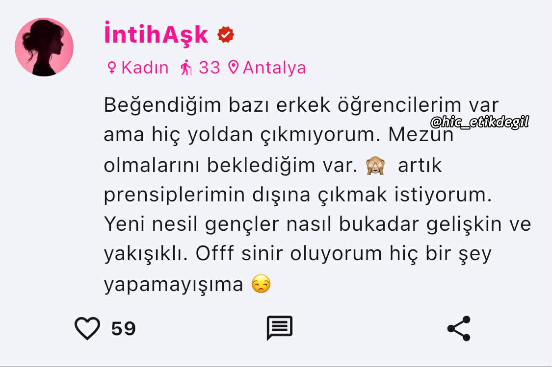 Hiç etik değil tweet media