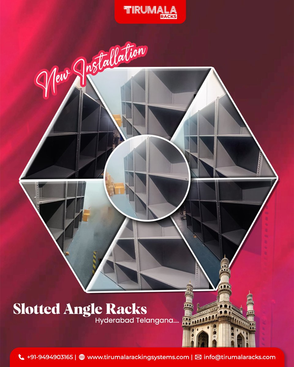 TiruRacks's tweet image. Our newly installed Slotted Angle Racks in Hyderabad are designed for maximum space utilization and long-lasting performance.

📱 +91 9494903165
🌐 tirumalarackingsystems.com
📧 info@tirumalaracks.com

#SlottedAngleRacks #StorageSolutions #WarehouseStorage #IndustrialRacking