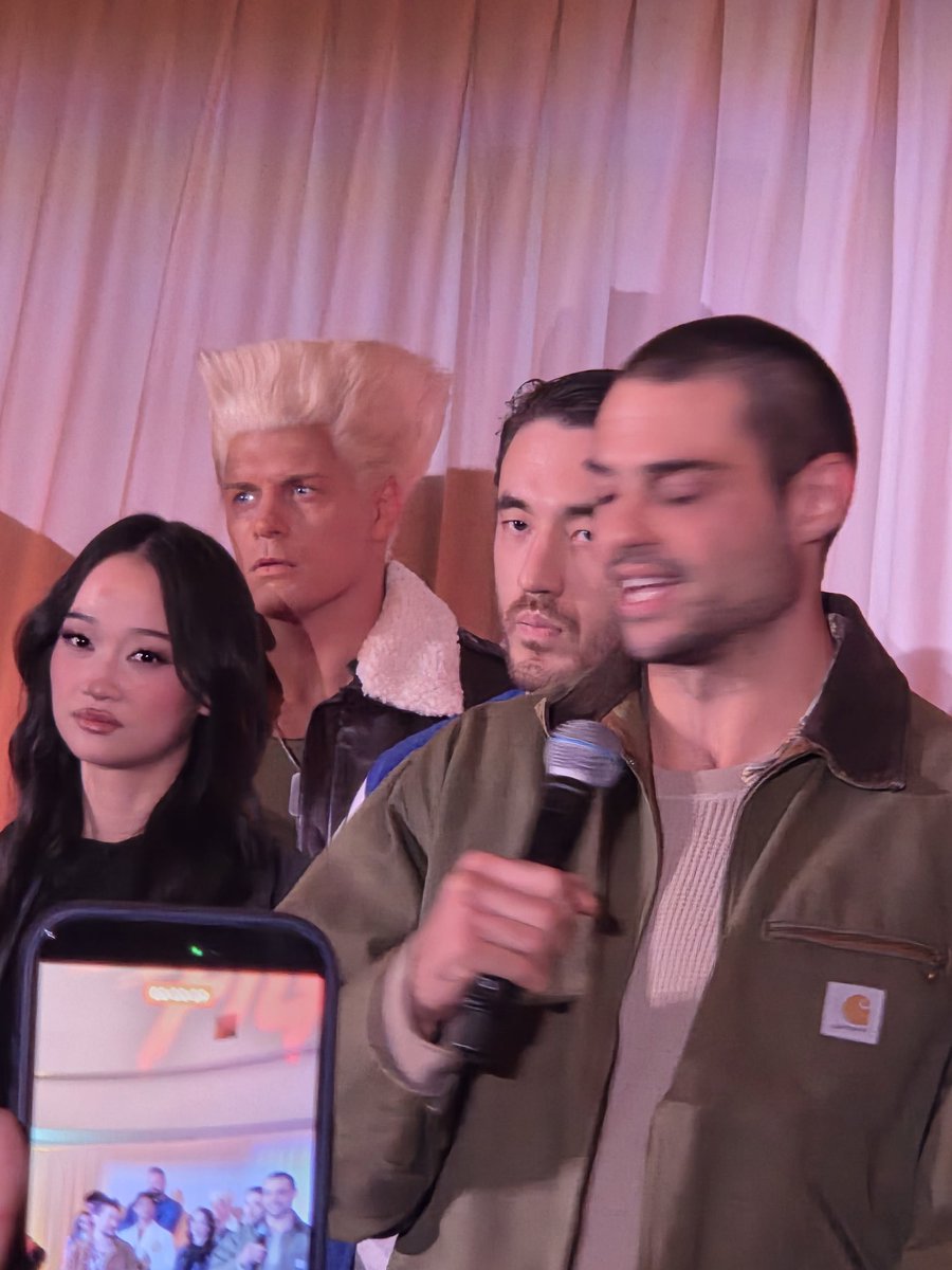 ThatHashtagShow's tweet image. Cody Rhodes out here in full Guile mode!! 
#Streetfighter #cinemacon #codyrhodes