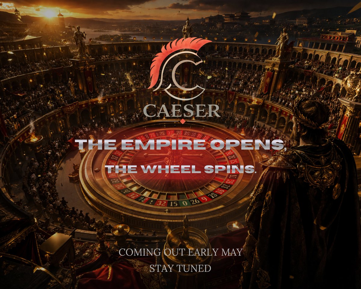 caeser_io's tweet photo. Every gladiator who ever stepped into the arena made a choice.
To watch from the stands, or to fight for the gold.
CAESER opens early May.
The question is simple: which side of the gate are you on? 👑
 
#CAESER #CSER #CryptoGaming #Sportsbook #OnlineCasino #Web3Casino https://t.co/Mi1vpMGRmz