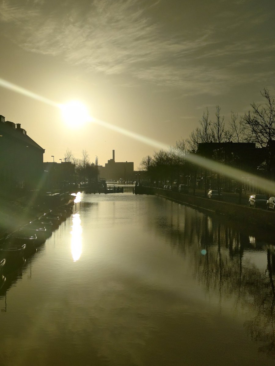 Vanaf de Poortbrug. #leeuwarden