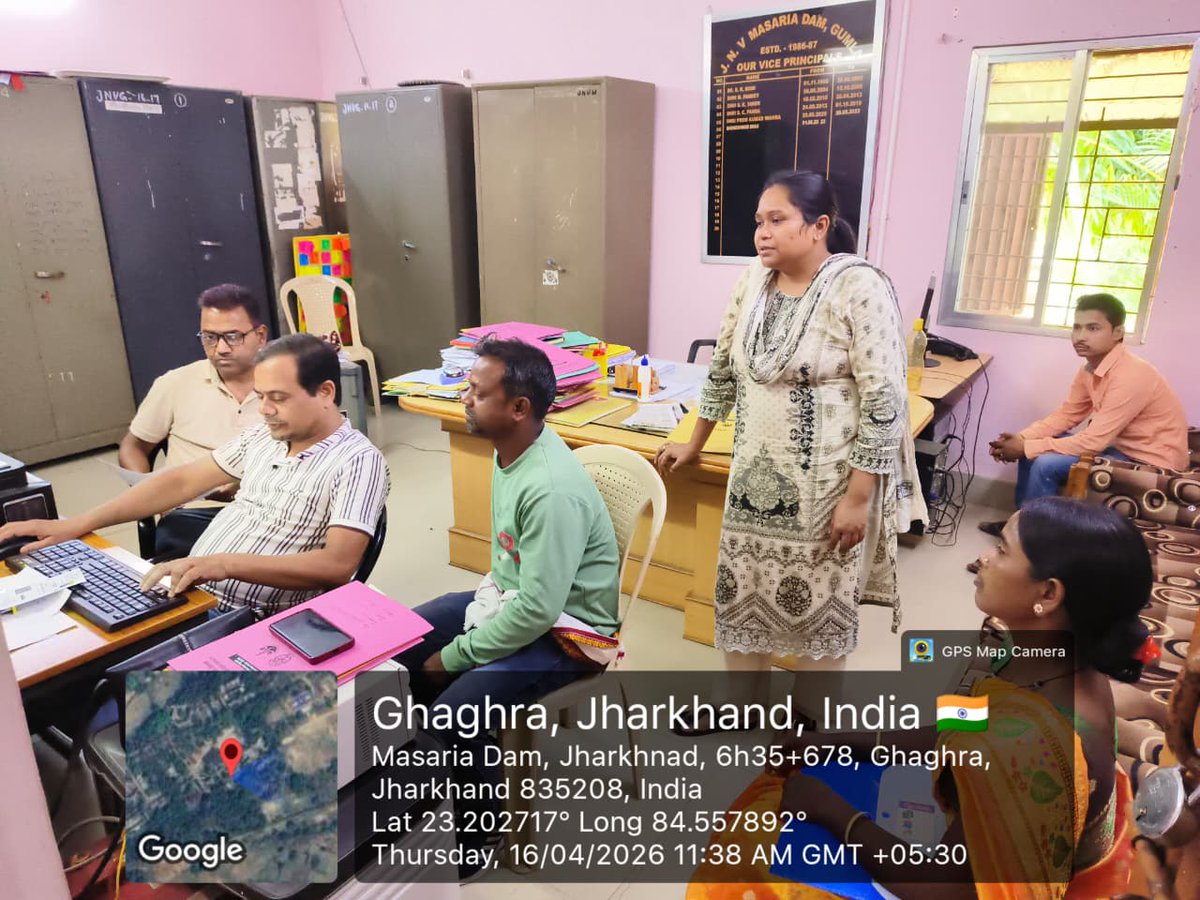 GumlaJnv's tweet photo. Admission Process of JNVST-2026-27 at PM SHRI JNV Gumla, Jharkhand is underway and till now 33 out of 80 students are verified their documents and taken admission into the vidyalaya. #JNVActivity #JNVST2026
@NVS_HQ
@EduMinOfIndia https://t.co/ZaVIdP55Ti
