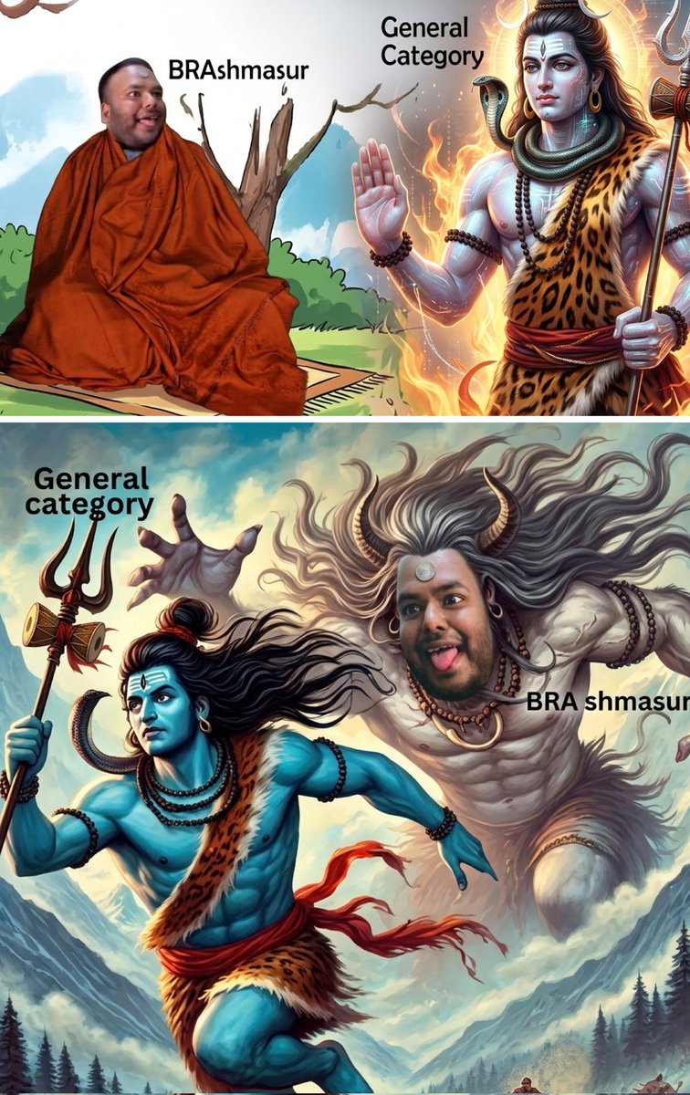 mahashiv11215's tweet photo. @AtriNeeraj R. S. S : Reservation Sakpal Slaves.
Sin Cos Tita सब Tatti जैसन
सिर्फ और सिर्फ #आरक्षण ही मेरा जीवन.
: #ArakshanendraGrowdi
लव❤️डेन buddhuyum
लव❤️डेन bulluyum
लव❤️डेन yesuyum
#BRAshmasur
#UGC
#SCSTACT
#UnequalFees
#UnequalCutoffs
#BoycottLenskart
#ReservationonIncomeBasis https://t.co/W7Sr6B6tc3