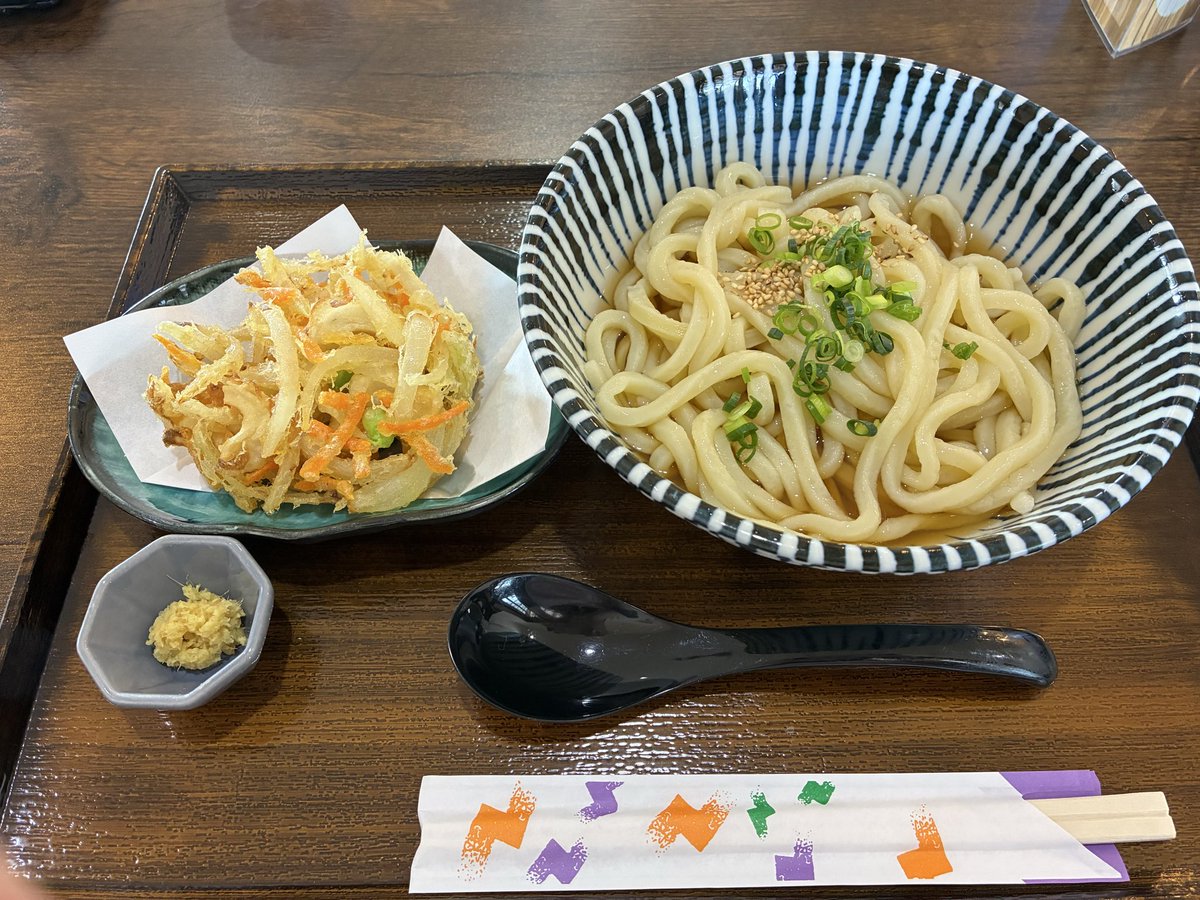 つめたいうどんが美味しい季節になったきゅま