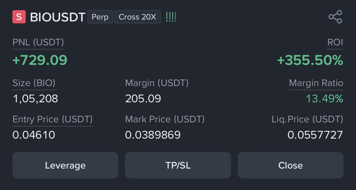 billionair_cook's tweet image. $Bio+ 355%