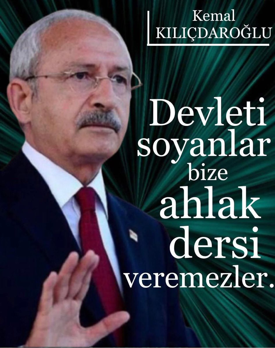Kısa ve net...
Devleti soyanlar ve onları savunanlar bize Ahlak dersi veremez!👇👇👇