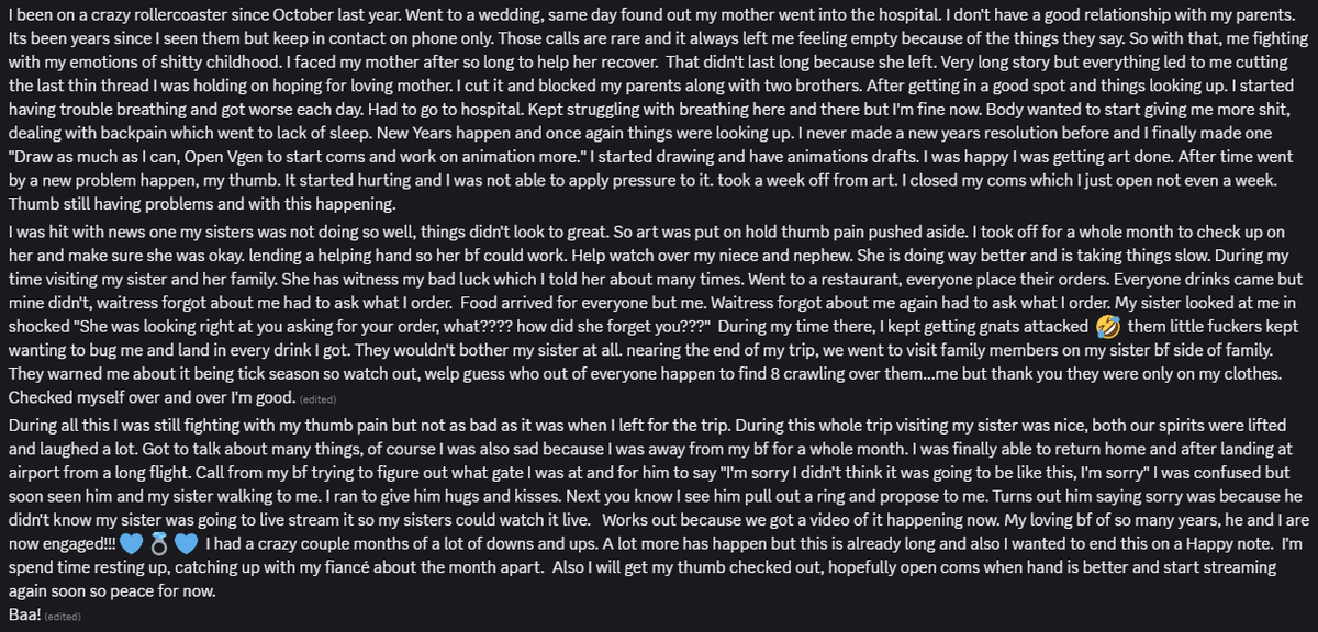 FlysheepMutton1's tweet photo. Tried to make it short but was still long. I wanted to share my downs I been having to the good news. 💙💙💙 https://t.co/EKp9TsbFUi