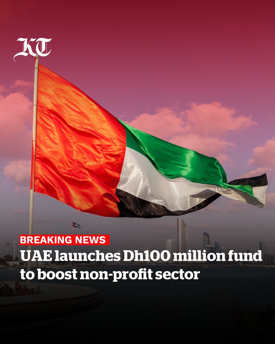 khaleejtimes's tweet photo. #BreakingNews UAE launches Dh100 million fund to boost non-profit sector
https://t.co/OXnowSBkoV https://t.co/vdU0GyN3SR