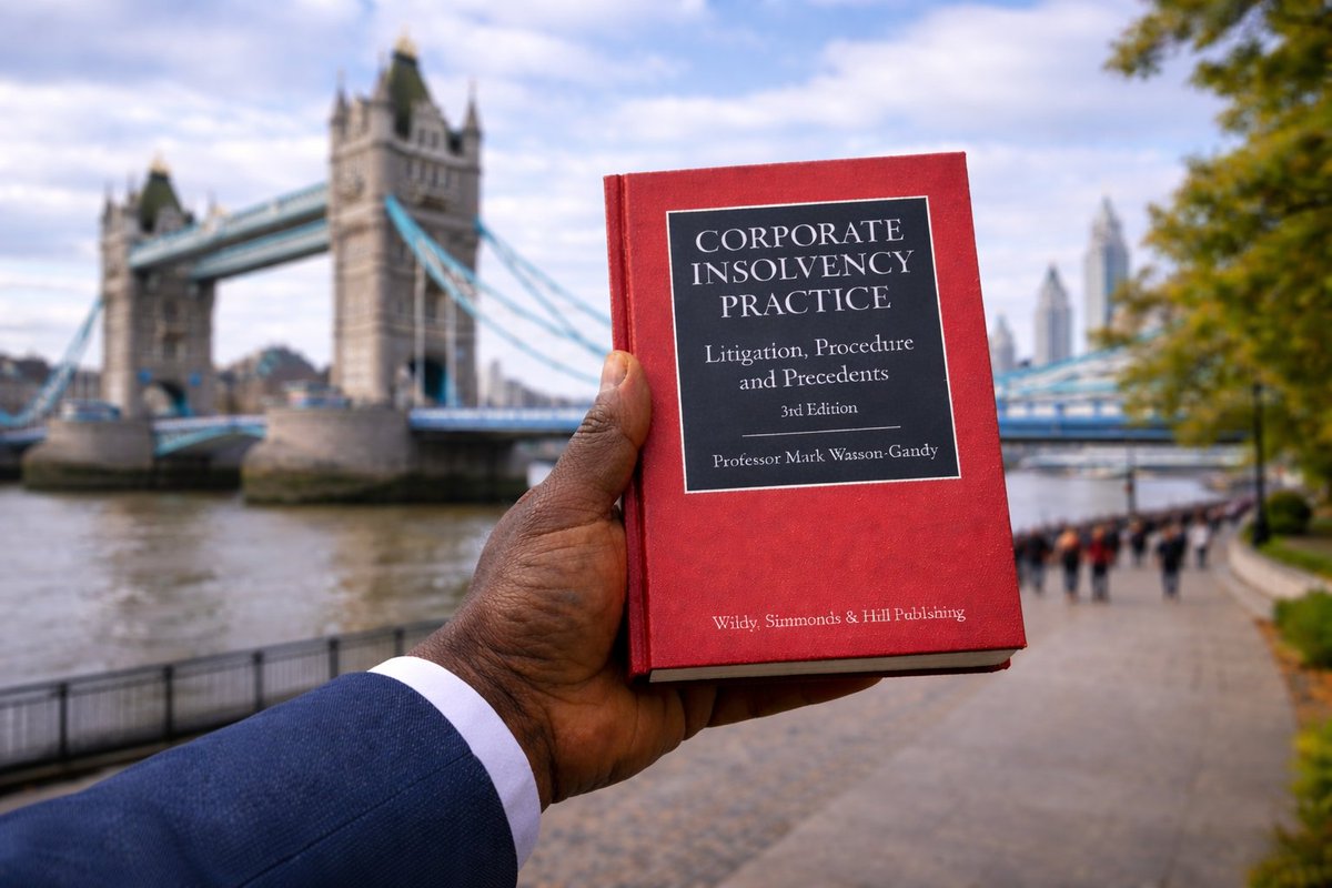 ProfWatsonGandy's tweet photo. With the latest government figures showing the highest number of compulsory liquidations since 2012, what better time to add "Corporate Insolvency Practice" to your library?  Practical and packed with precedents, it is an essential "how to do it" guide. https://t.co/Vub1V0vjFA https://t.co/ODygrySEbF