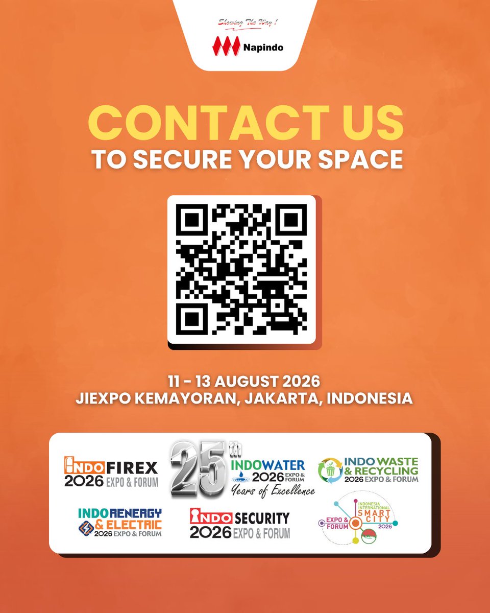 IndoFirexExpo's tweet photo. Be part of something bigger at Indo Firex 2026 Expo &amp; Forum 🚒

This is your perfect opportunity to connect, collaborate, and grow in the fire safety and protection industry. https://t.co/CktIcjkkp2