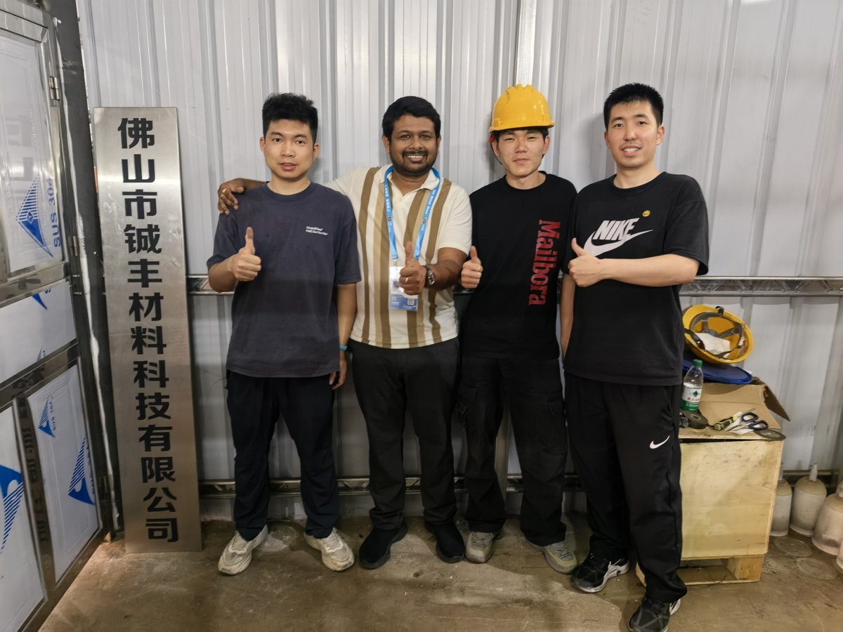 CFCL2024's tweet image. A day for Indian customers to visit and talk at our factory.
#Customized alloy powder