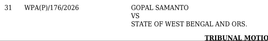 VikasPathakAdv's tweet photo. Today apprd befr Hon’ble CJ @kolkataHighCourt for @gsamanto1 ji (WPA (P)/176/2026) agnst undemocratic attempt by TMC & its candidates in ongoing election Kunal ghosh & Bratya Bosh to redicalise the voters thrgh movie Korpoor where’re they acted &relesed the movie during election time, specifically after invocation of MCC. This is clearly against the mandate of The representation of peoples act. In 2019 Hon’ble @narendramodi ji biopic was stopped from screening. Though he was not even anywhere associated. 
Such inaction by WB films censor board clearly reflects conspiracy and tacit consent by Mamta Didi. 
However, after my contentions, the Ld CJ was pleased to keep the Petition as first item before it tomorrow as the AG of west begal sought time to respond. Hope TMC’s undemocratic & illegal acts will be exposed and candidature of these two named culprits will be cancelled tomorrow as prayed in the petition. @narendramodi @NitinNabin @swadesh171