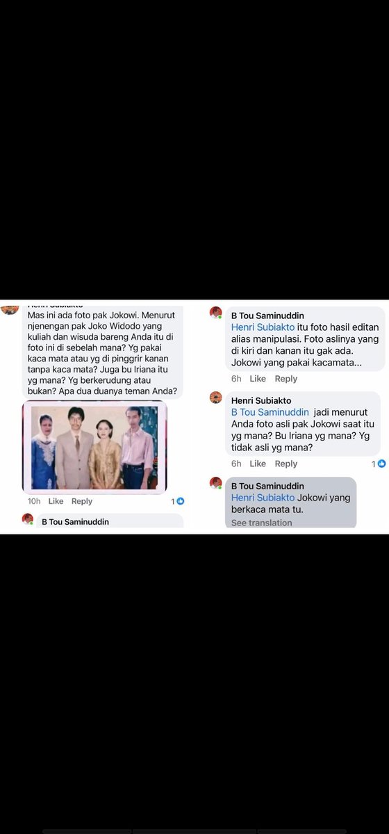 SarwediEdi6's tweet photo. @SigitWasito8 Buat apa minta maaf. Memang izajah Jokowi palsu. Coba lah elu tebak di foto ini Jokowi yang mana?? https://t.co/7prXqoI3or