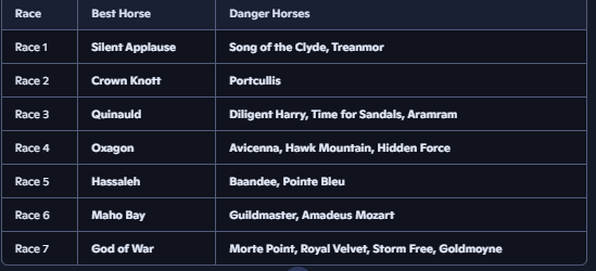 SA and UK horse Racing tweet media