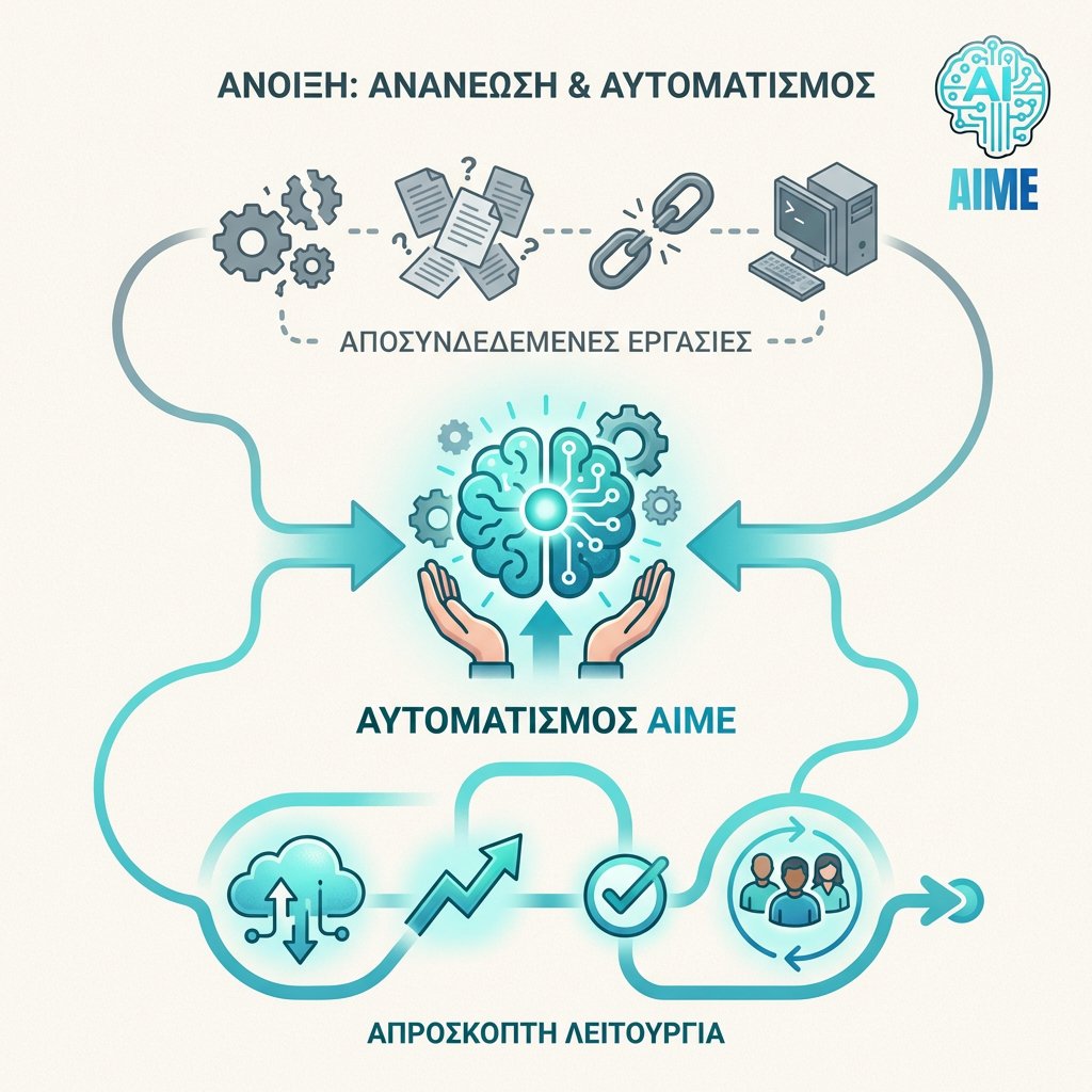 ai_me_gr's tweet image. Αυτή την άνοιξη, δώστε νέα πνοή στην ομάδα σας. Μετατρέψτε τις αποσυνδεδεμένες εργασίες σε μια απρόσκοπτη ροή με την αξιοπιστία της AIME. Απλοποιήστε την καθημερινότητά σας σήμερα!

#AIME #Automation #BusinessGrowth #DigitalTransformation #SpringRenewal
