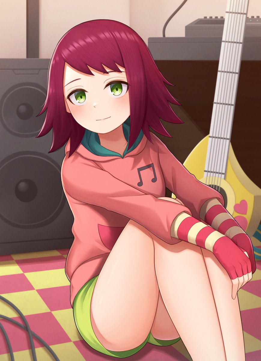 ちょっと遅れたけど響ミソラを描いてみた！🎸
流星のロックマン パーフェクトコレクションマジでおすすめです！🌠
#流星のロックマン #ロックマン