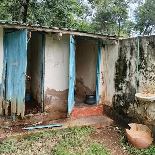 A public toilet at ishiara level 4 hospital in Mbeere North.