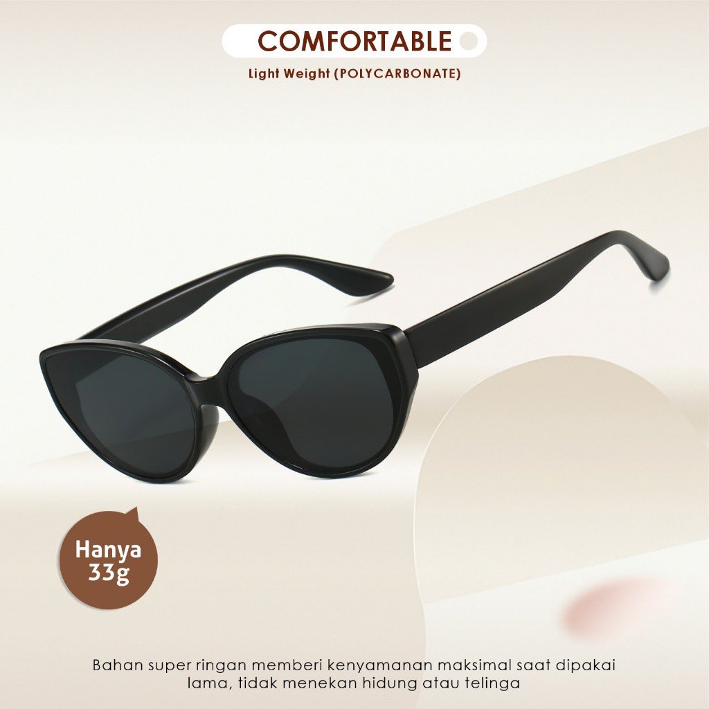 acyscha's tweet photo. Kacamata cat eye 👀

• Unisex
• UV400
• Anti silau

ringan, estetik, nyaman dipakai 😎 https://t.co/R73skNYj2Z