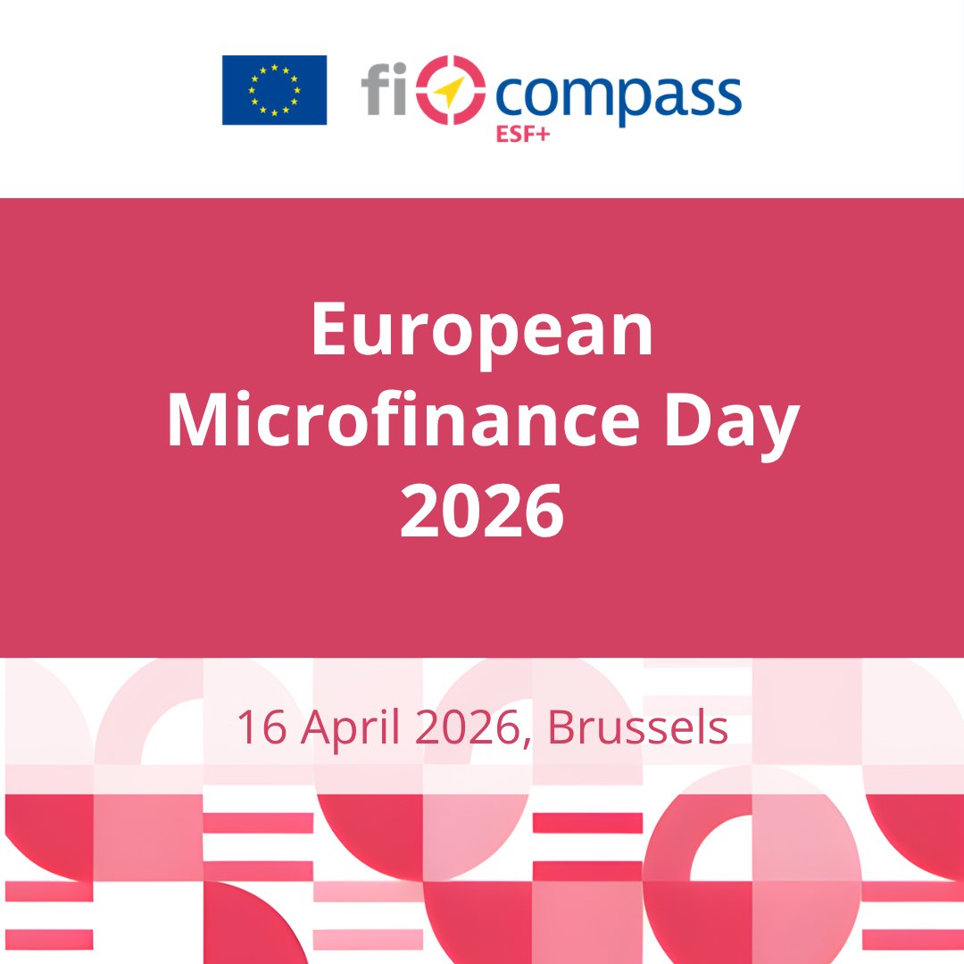 ficompass's tweet photo. Microfinance plays a vital role in supporting entrepreneurship and inclusion across Europe. 

Today, stakeholders meet in Brussels to share insights from deploying microfinance instruments backed by ESF+ and InvestEU. 
 
Find out more: 🔗https://t.co/lHUEFJtoVo

#EMD26 #EMD2026 https://t.co/zRuFLcCAqo