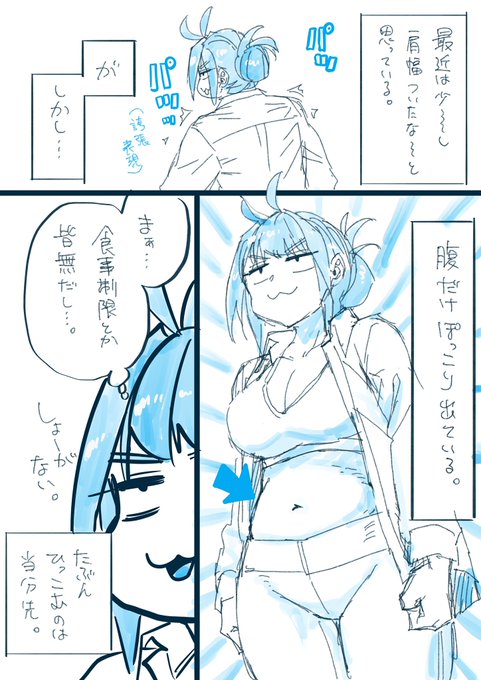 今日はジム257回目。
前にもこんなん描いたな
 #ねこぐちジム日記 