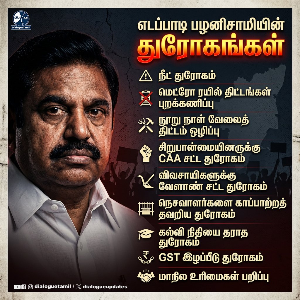 KAVIN2412's tweet photo. #SayNoToNDA

தமிழ்நாட்டின் துரோகியை பழனிச்சாமி https://t.co/BuOOQcoCQM
