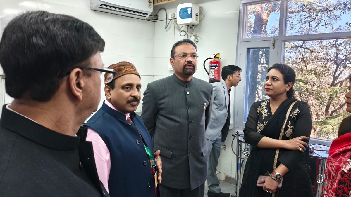 idsp_csu's tweet photo. Metropolitan Surveillance Unit, Shimla under PM-ABHIM was inaugurated in the presence of Hon'ble Chief Minister of Himachal Pradesh - Shri. Sukhvinder Singh Sukhu, Director NCDC, Joint Director IDSP NCDC, Municipal Commissioner Shimla and SSO IDSP
#NCDC #IDSP #MSU SHIMLA https://t.co/Rl6dnhSol7