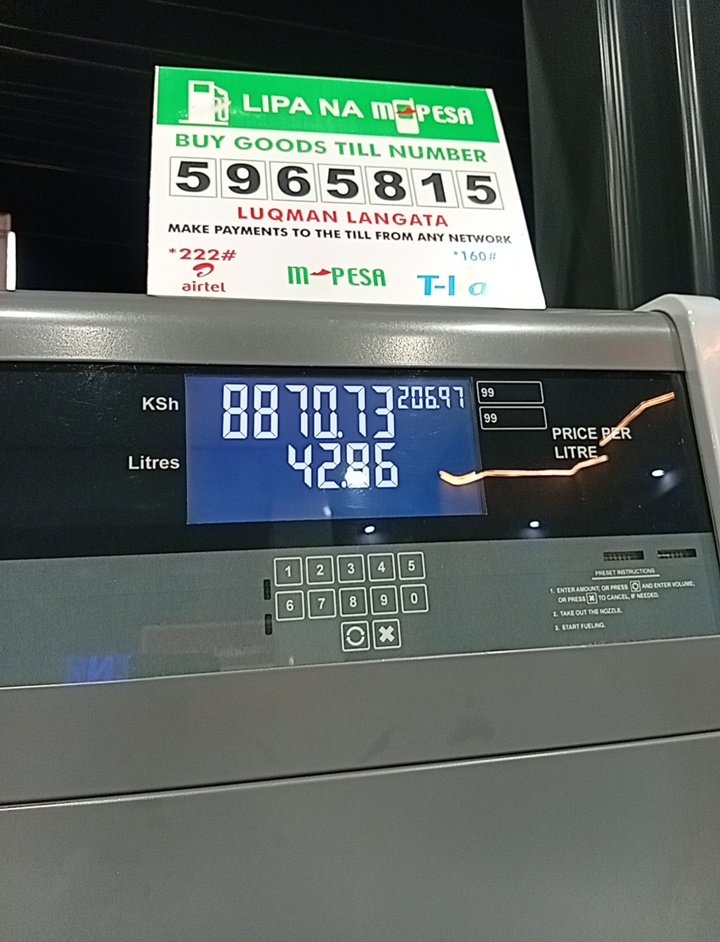 Before &amp; after. The 2L difference in both full tanks is insignificant🥲