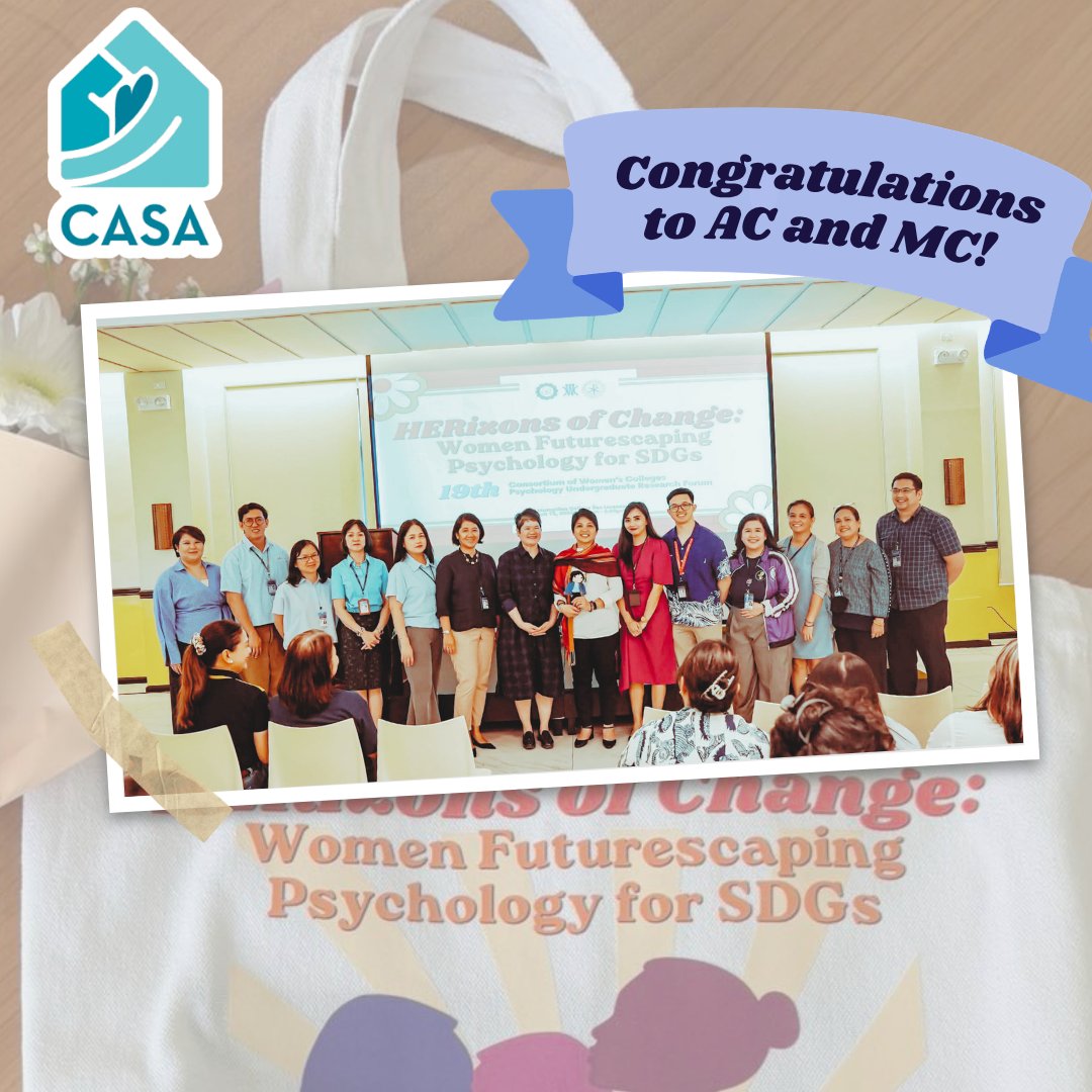 CASAssumption's tweet photo. Congratulations to the Assumption College Psychology Department on the successful conclusion of the 19th CWC, with the inspiring theme “HERizons of Change: Women Futurescaping Psychology for SDGs.”  in collaboration with Miriam College! https://t.co/k3kWXWfOA6