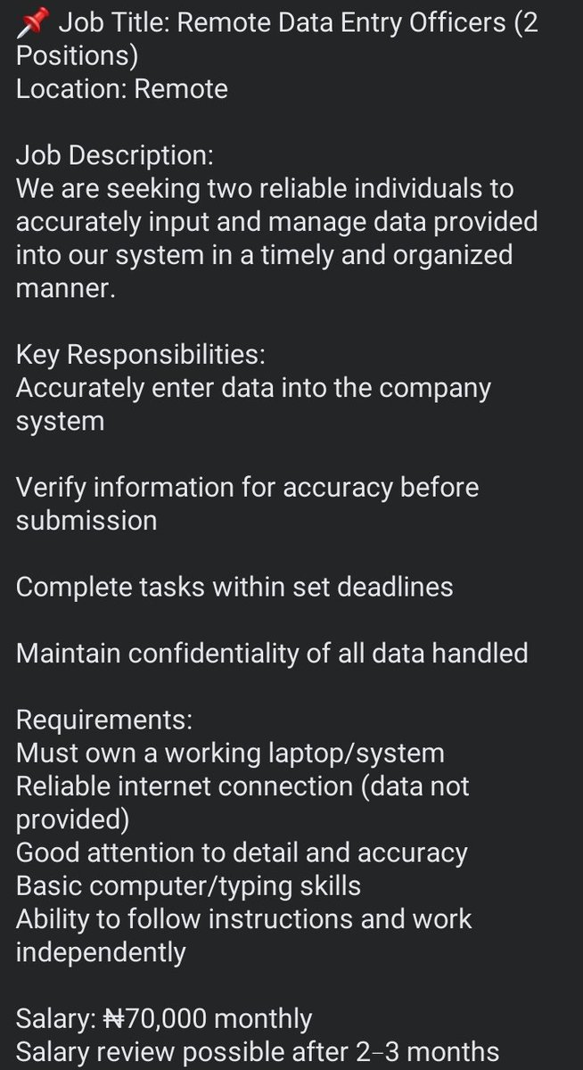 Mr Charles (Remote Jobs) tweet media