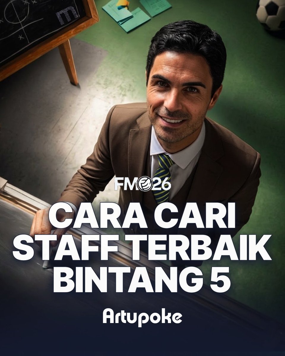 Rtupoke's tweet photo. Banyak player FM ngabisin triliunan buat beli wonderkid, tapi pelit (dan males) nyari Backroom Staff yang bener. 

Padahal, staf yang jelek bakal ngebunuh potensi pemain pelan-pelan. 

Simpan utas ini &amp; contek 4 rahasia mencari staf Bintang 5 ⤵ https://t.co/8ECfW5V8kU