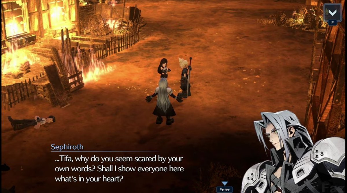 Here it is!!!!! (My delulu heart is singing! 😭😍🔥)

Seriously though, what do YOU see in Tifa's heart?! Explain this mystery. 👀