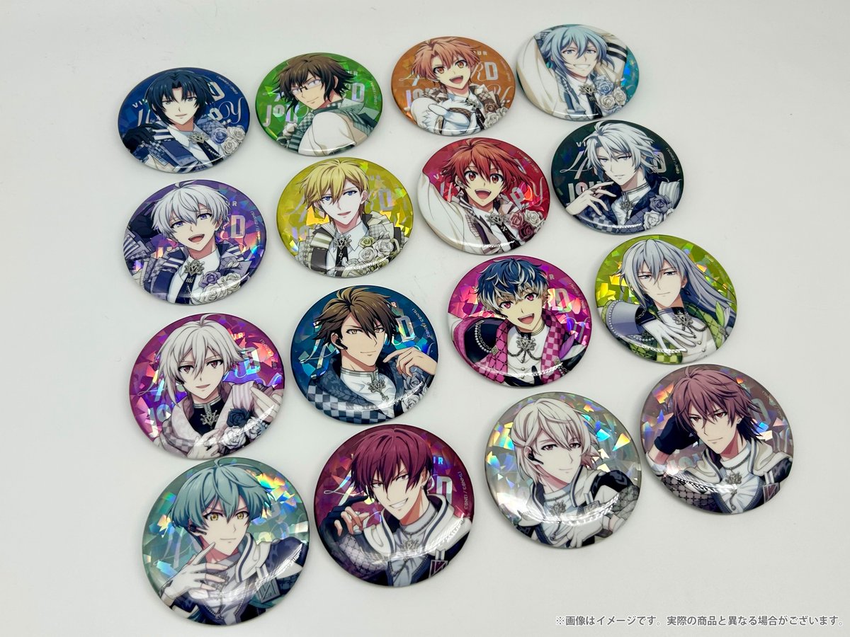 アイナナ_4J グッズ紹介】 ホログラム缶バッジ 各￥500（税込） ライブ