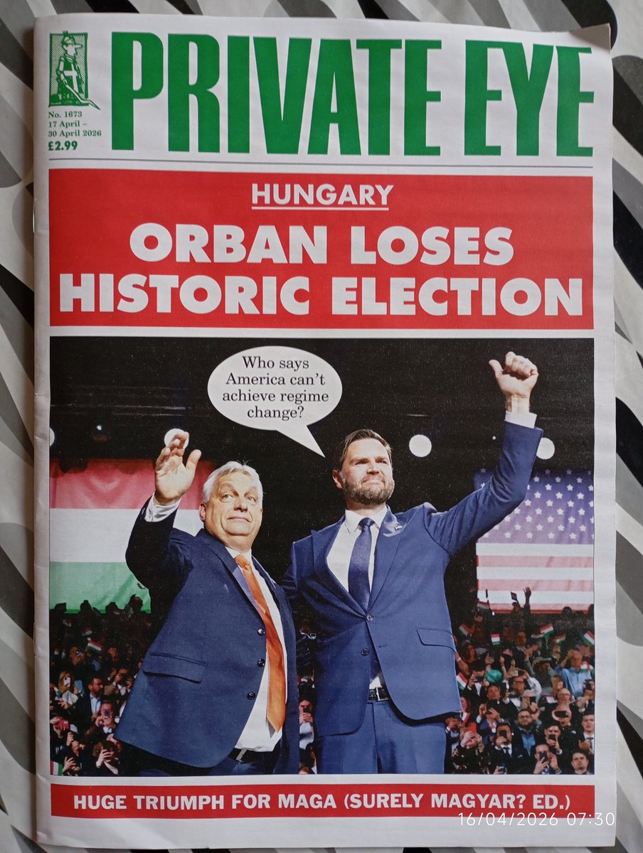 MalcolmSwallow's tweet image. As ever #privateeye is on the money!! #ianhislop