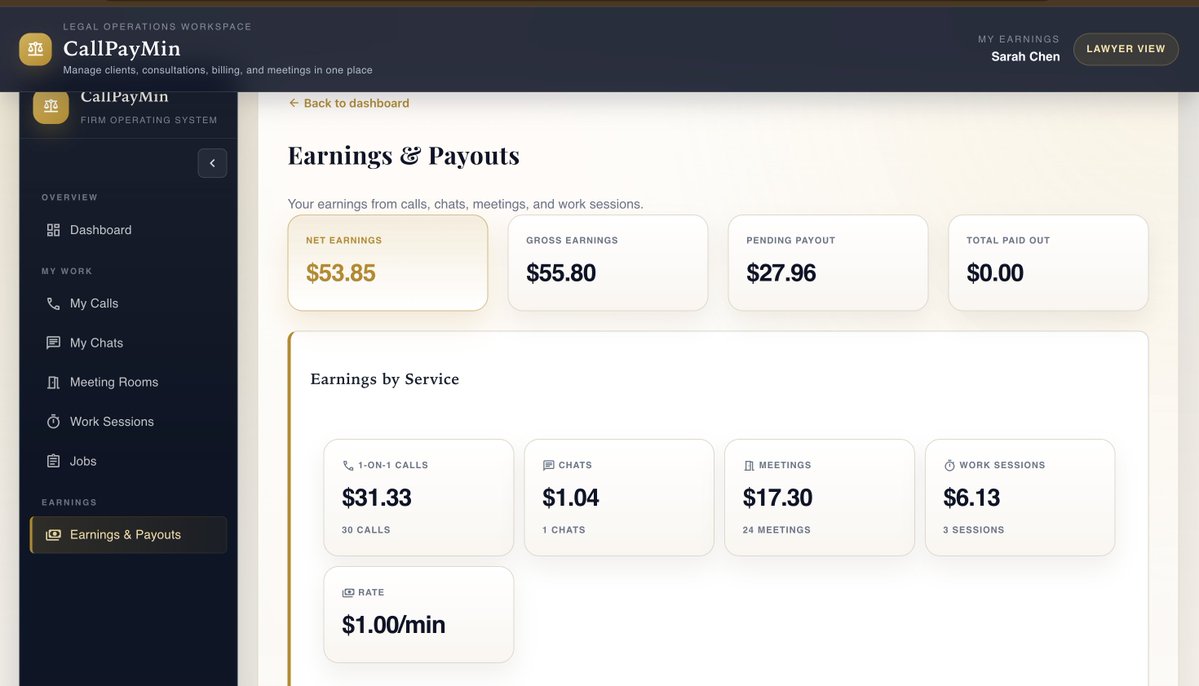 callpaymin's tweet photo. What if your entire earning system was automated, tracked, and ready to scale?

With CallPayMin, every interaction — calls, chats, meetings, and work sessions — is recorded, billed, and converted into earnings in real-time.

✔ Set your per-minute rate
✔ Track net, gross, and pending payouts
✔ Monitor every activity with full transparency
✔ Manage everything from one powerful dashboard

No manual tracking. No missed payments. Just a complete earning ecosystem.

Built for professionals, teams, and platforms that want control and clarity.

 Integrate CallPayMin API and bring this system into your own platform.

💬 Comment your email ID

Get updates on earning features and API access.

Track everything. Earn anything. Scale without limits.

#SaaS #API #RemoteWork #Freelancers #EarnOnline #CallPayMin #Automation #DigitalIncome #StartupIndia #TechPlatform