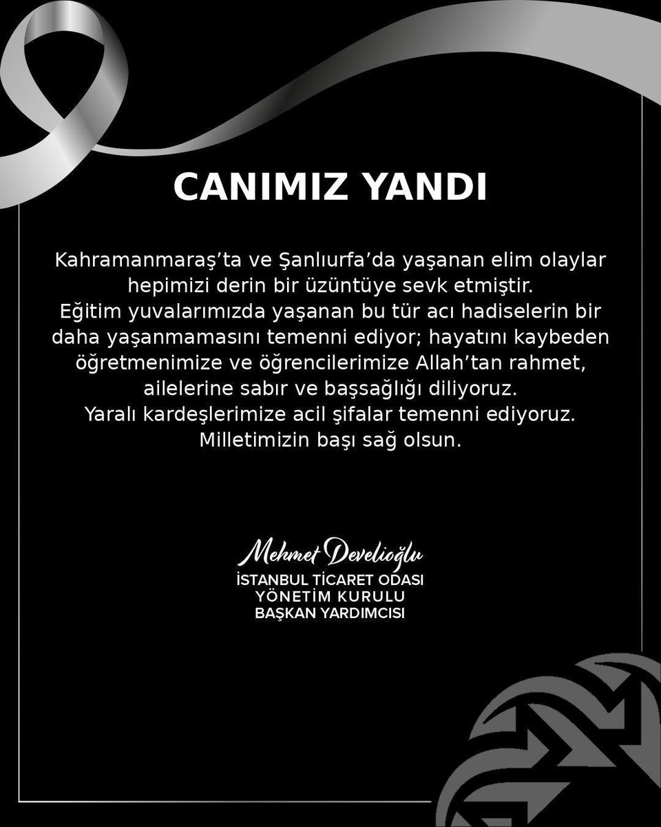 Mehmet DEVELİOĞLU tweet media