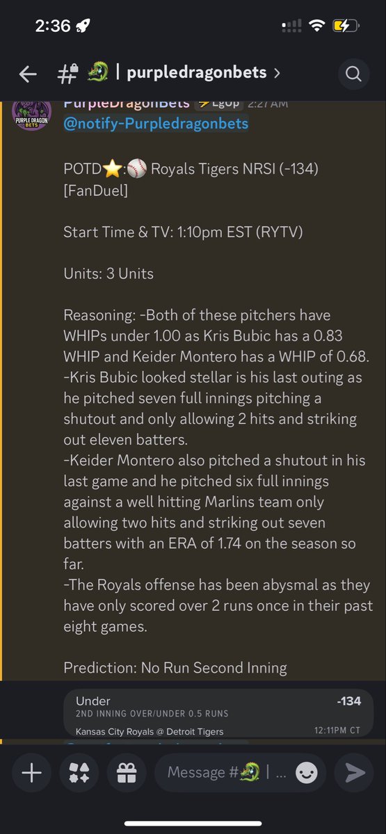 PurpleDragonBets tweet media