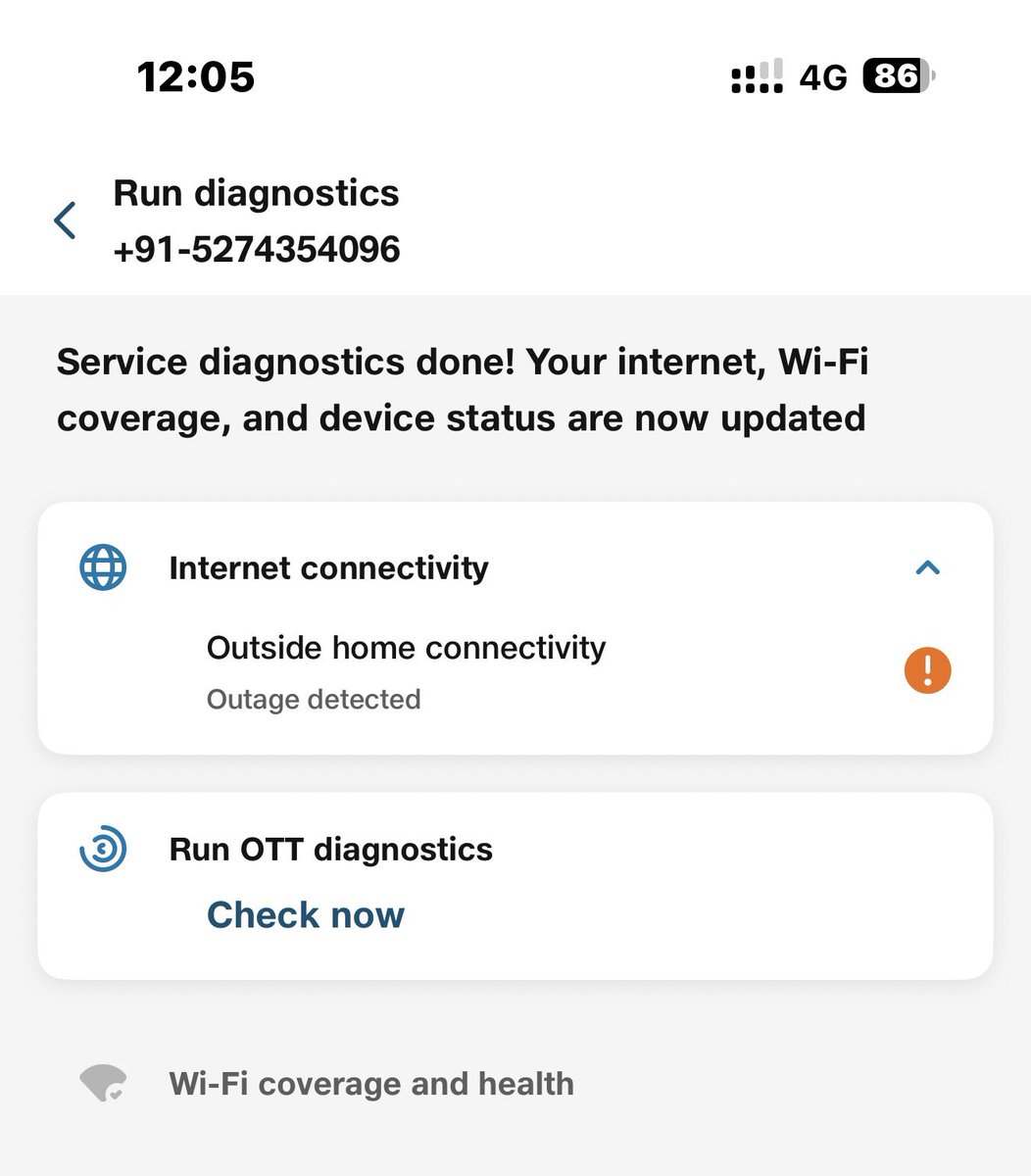 MishrAnkit3's tweet photo. @reliancejio @JioCare @JioCare after 2-3month of good service. Shit started again . Unable to book complain also. Showing same thing . https://t.co/wXt6XzrTKf