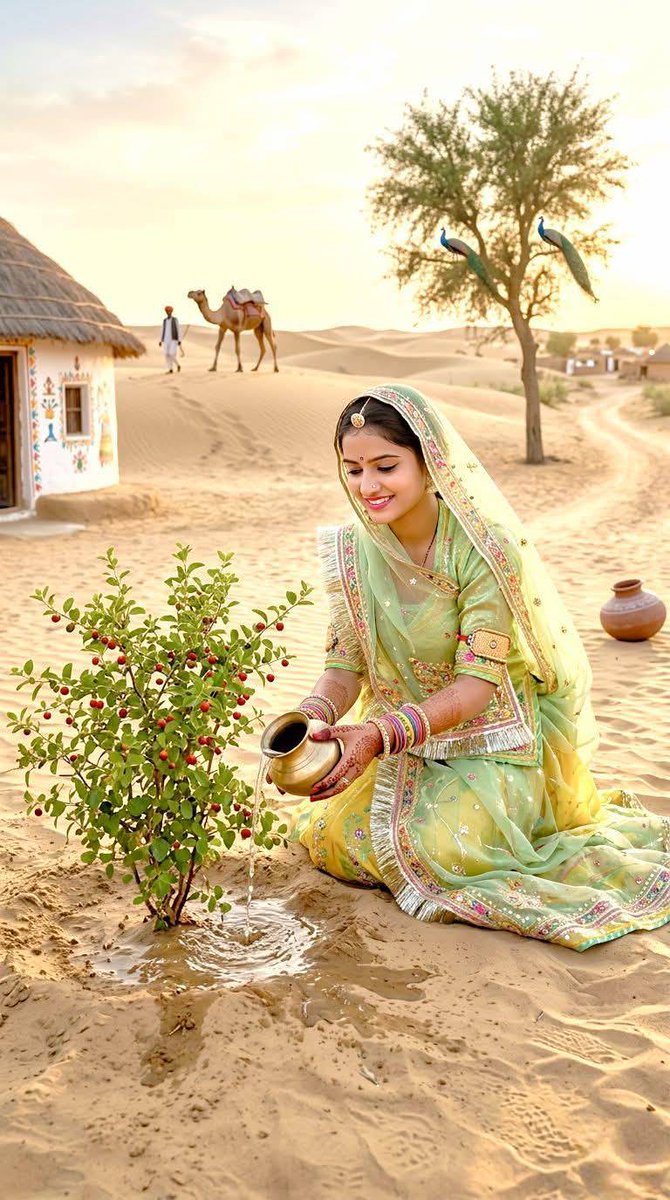 Anamika20744211's tweet image. पेड़ न केवल पर्यावरण के लिए, बल्कि मानव सभ्यता के अस्तित्व के लिए भी अनिवार्य हैं। राजस्थान की तपती रेतीली धरती पर तो इनका महत्व और भी बढ़ जाता है।
पेड़_लगाओ_जीवन_बचाओ  
#PlantTrees  #SaveEnvironment #StockMarketIndia