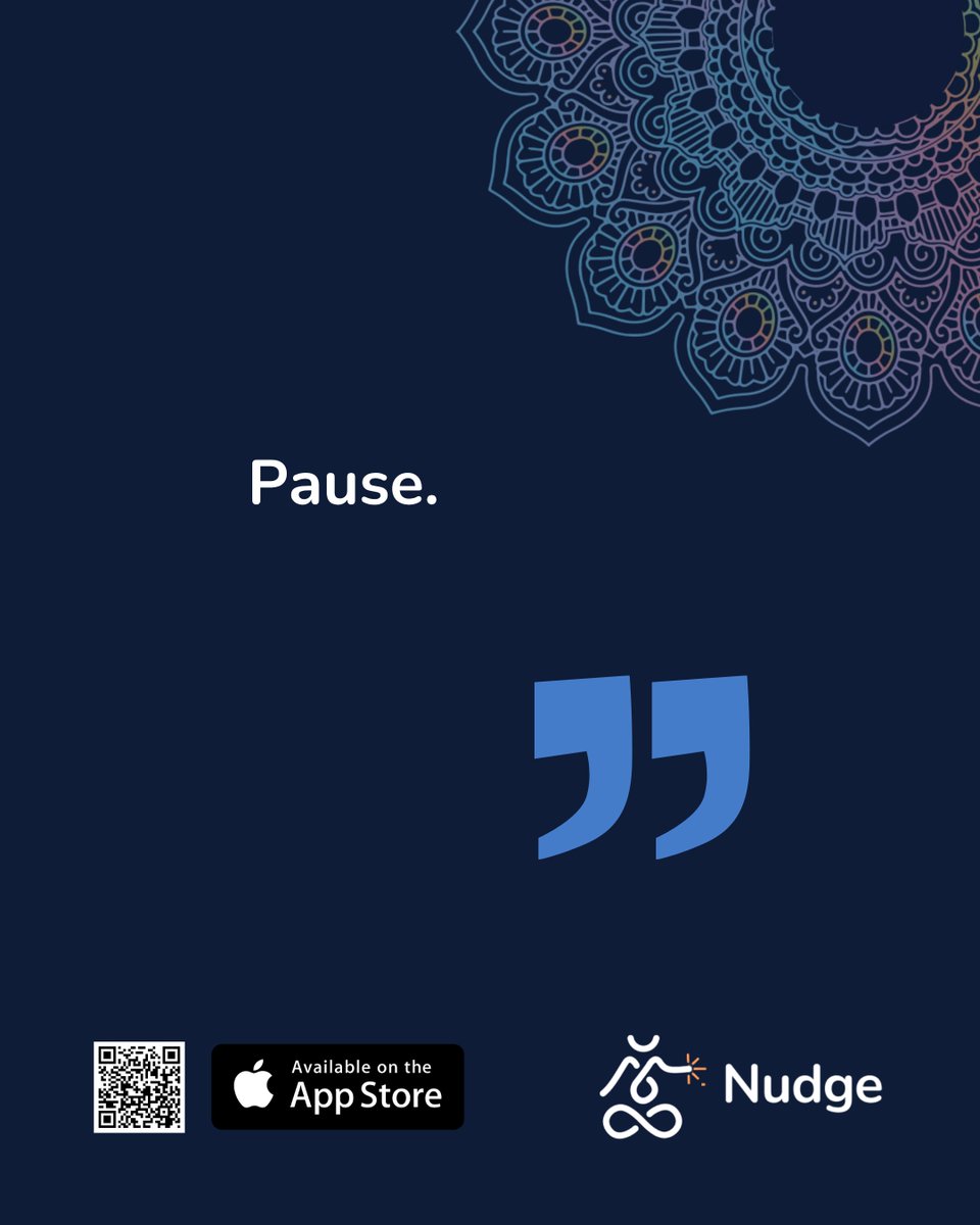 simplenudge's tweet image. Sounds do not wait for attention.
They continue, softly and steadily, until we return to hear them.

Nudge is a gentle reminder to pause and listen.

Download Now: apps.apple.com/us/app/your-nu… 

#mindful #nudge #mindfulness #meditation #mindful