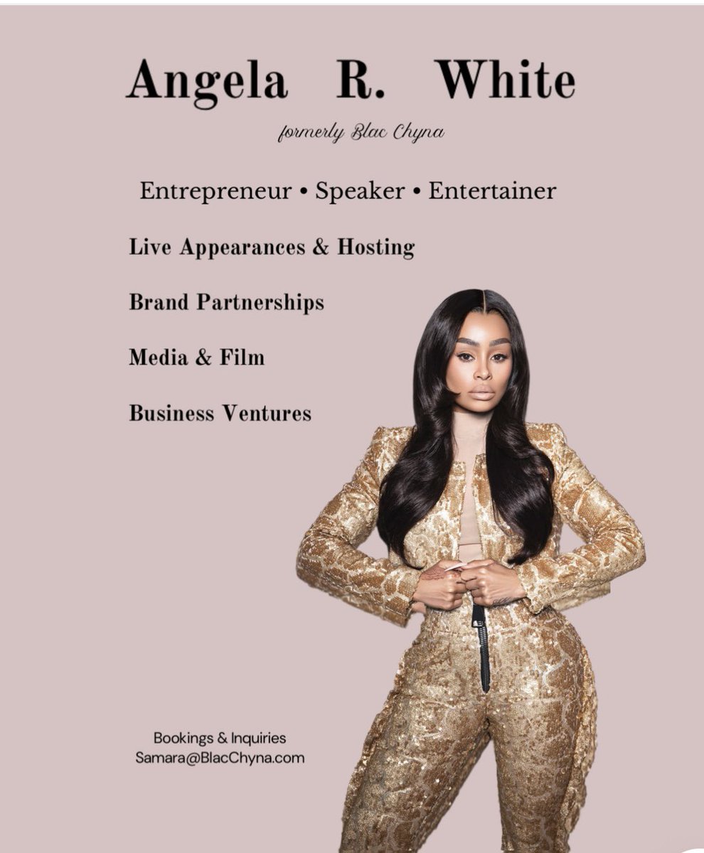 BLACCHYNA's tweet photo. Now accepting:
Appearances • Partnerships • Media
Serious inquiries only. https://t.co/cmOBIYFeNA