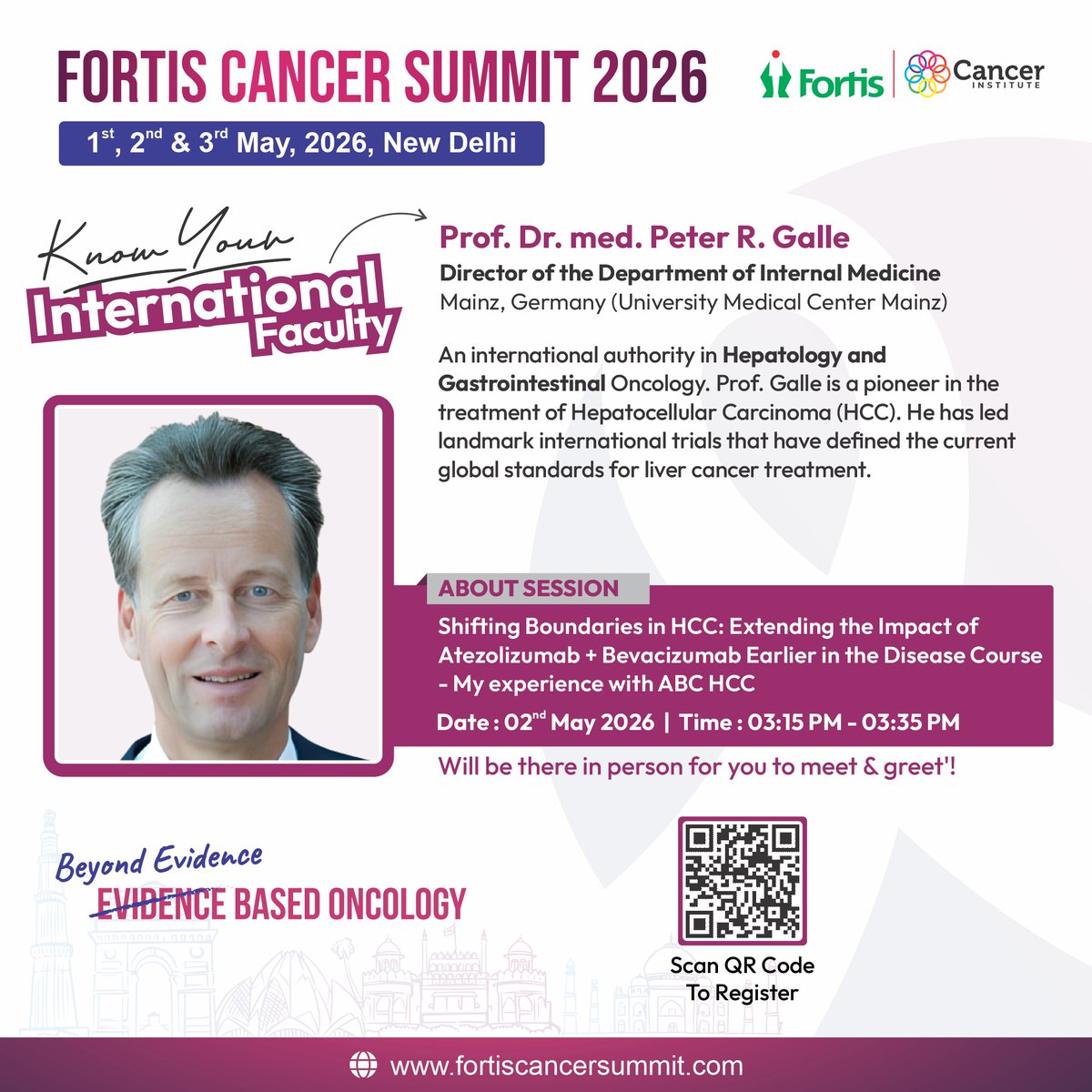 MiceIdeas's tweet image. 🚨 Must-Attend Session!

Prof. Dr. Peter R. Galle on advancing HCC care
🗓 2nd May 2026 | ⏰ 03:15 PM

💡 Insights from a global pioneer
🔗 fortiscancersummit.com

#FortisCancerSummit2026 #HCC #CancerCare