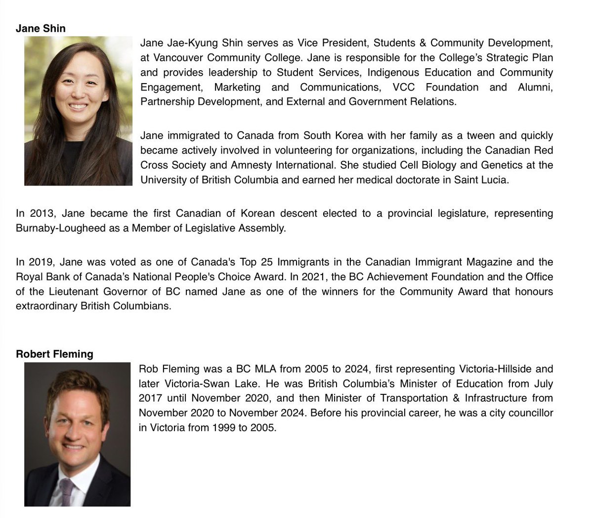 bobmackin's tweet image. The NDP installed former NDP MLAs Jane Shin and Rob Fleming on the board of PavCo, which manages BC Place and the Vancouver Convention Centre. #bcpoli